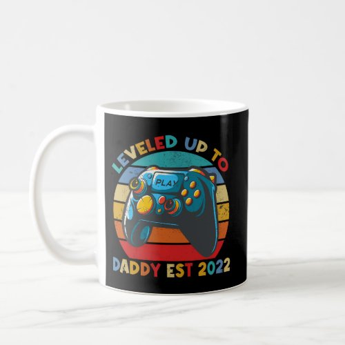Promoted To Daddy 2022 For New Dad First Time Fath Coffee Mug