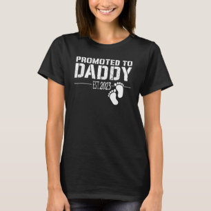 Promoted to Daddy 2023 new dad First Time to be d T-Shirt