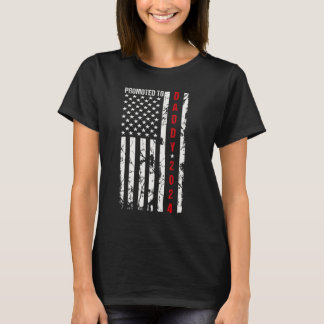 Promoted To Daddy 2024 First Time Fathers Day New T-Shirt