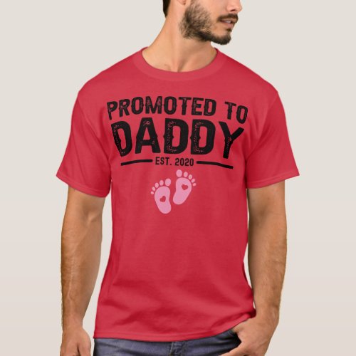 promoted to daddy est 2020 1 T_Shirt