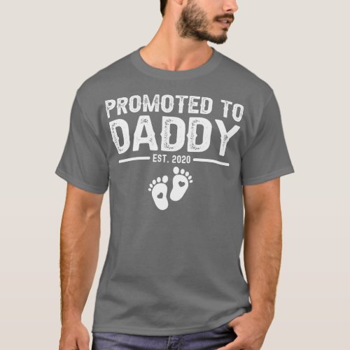 promoted to daddy est 2020 2 T_Shirt