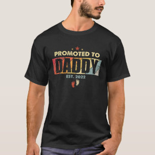 Promoted To Daddy Est 2022 Men Vintage First Time T-Shirt