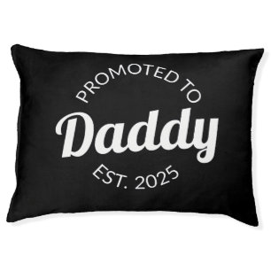 Promoted To Daddy Est. 2025 I Pet Bed