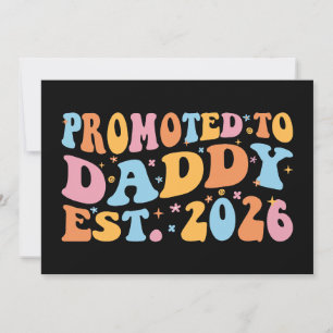 Promoted To Daddy Est. 2026 III Holiday Card