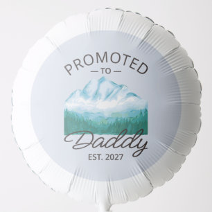 Promoted To Daddy Est 2027 New Dad Announcement VI Balloon