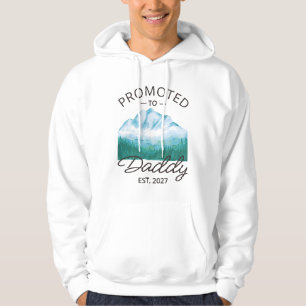Promoted To Daddy Est 2027 New Dad Announcement VI Hoodie