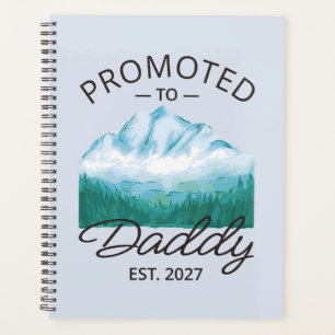 Promoted To Daddy Est 2027 New Dad Announcement VI Planner