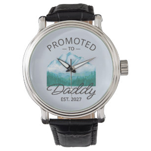 Promoted To Daddy Est 2027 New Dad Announcement VI Watch