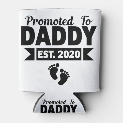 Promoted to daddy fathers day gift can cooler