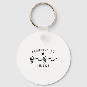 Promoted To Gigi Est 2025 New Gigi Mothers Day Wom Keychain