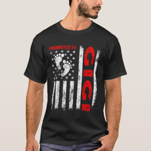 Promoted To Gigi Usa Flag Mother'S Day First Time T-Shirt