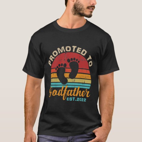 Promoted to Godfather Est 2022 T_Shirt