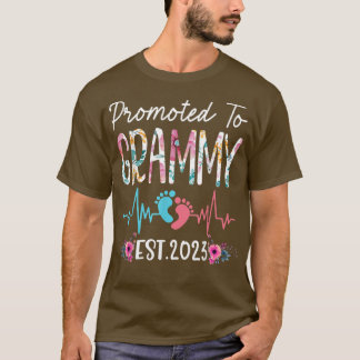 Promoted to Grammy 2023 Mothers Day Christmas Firs T-Shirt