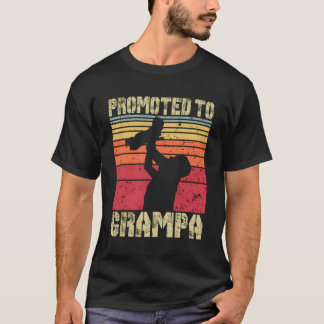 Promoted To Grampa Est2023 Father'S Day Soon To Be T-Shirt