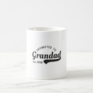 Promoted to Grandad 2026 Coffee Mug