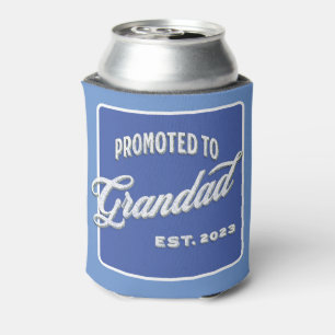 Promoted To Grandad Est. 2023 For New Grandfather Can Cooler