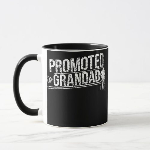 Promoted to Grandad Grandpa Granddad Grandfather  Mug