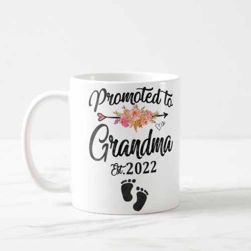Promoted To Grandma 2022 First Time Grandma  Coffee Mug