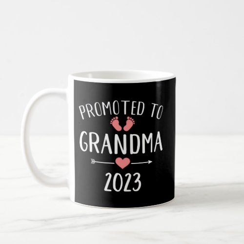 Promoted To Grandma 2023 Pregnancy Announcement Coffee Mug
