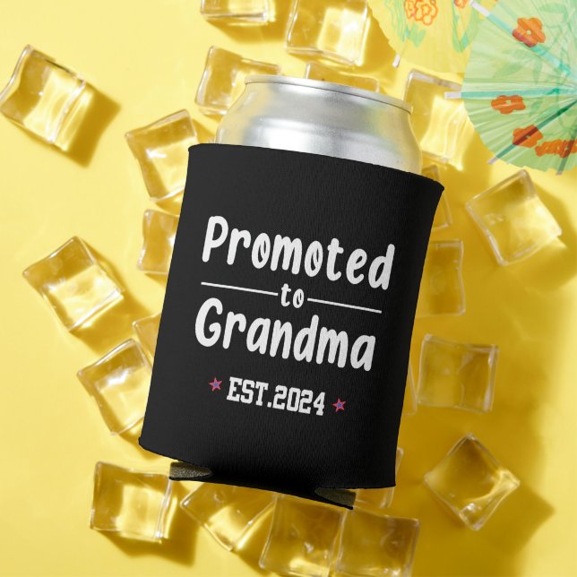 Promoted to Grandma 2024 Can Cooler (In Situ Summer)