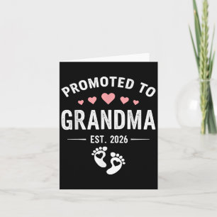 Promoted To Grandma 2026  Card