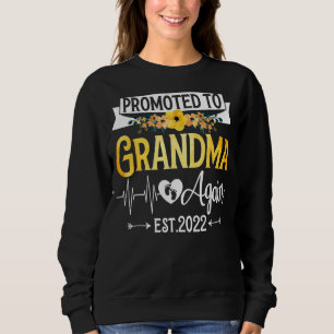 Promoted To Grandma Again 2022 Mother's Day Sweatshirt