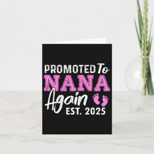 Promoted To Grandma Again 2025 Nana Pregnancy Anno Card