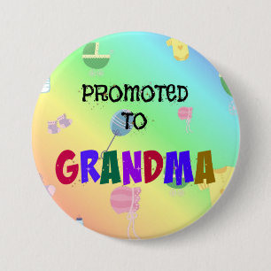 Promoted to Grandma Button
