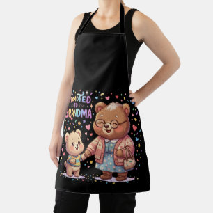 Promoted to Grandma Cute Bears Apron