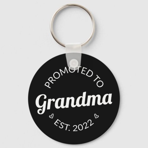 Promoted To Grandma Est 2022 I Keychain