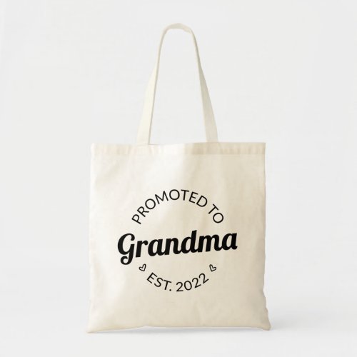 Promoted To Grandma Est 2022 I Tote Bag