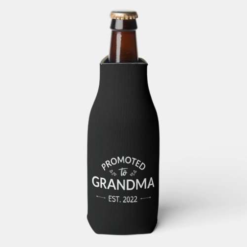 Promoted To Grandma Est 2022 II Bottle Cooler