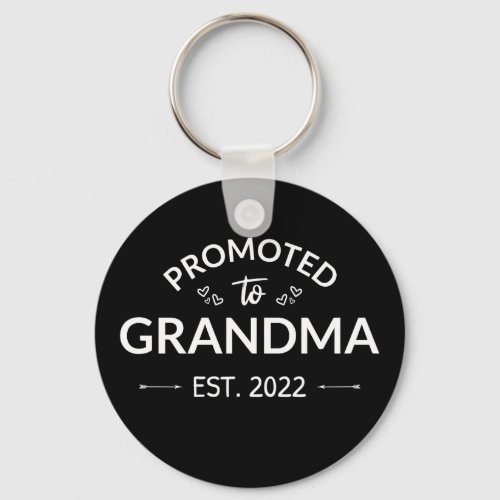 Promoted To Grandma Est 2022 II Keychain