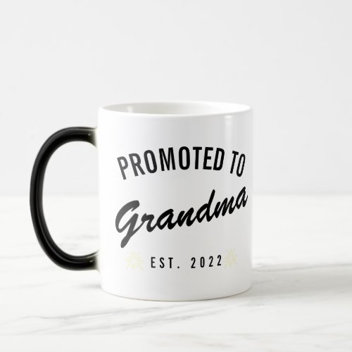 Promoted to Grandma Est 2022 Magic Mug