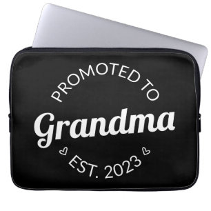 Promoted To Grandma Est. 2023 I Laptop Sleeve