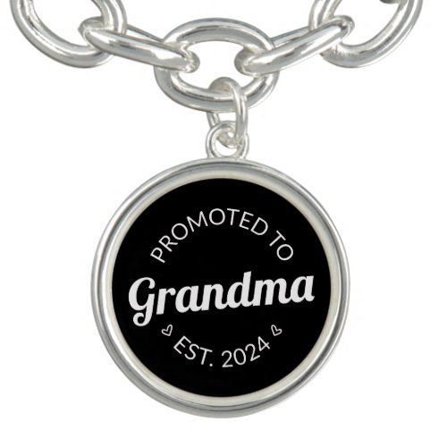 Promoted To Grandma Est 2024 I Bracelet