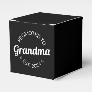 Promoted To Grandma Est. 2024 I Favor Boxes