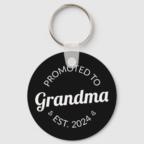 Promoted To Grandma Est 2024 I Keychain