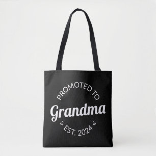 Promoted To Grandma Est. 2024 I Tote Bag