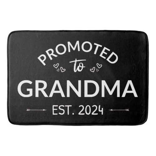 Promoted To Grandma Est 2024 II Bath Mat