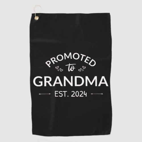 Promoted To Grandma Est 2024 II Golf Towel