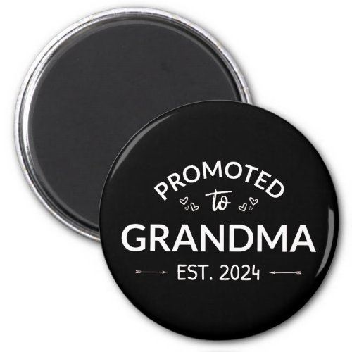 Promoted To Grandma Est 2024 II Magnet