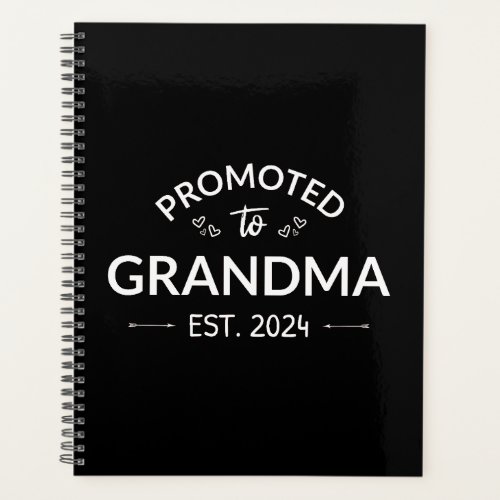 Promoted To Grandma Est 2024 II Planner