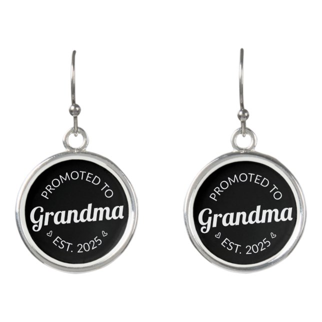 Promoted To Grandma Est. 2025 I Earrings (Front)