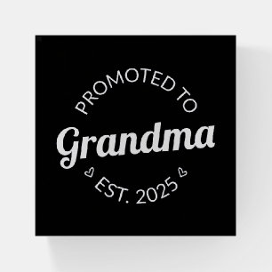 Promoted To Grandma Est. 2025 I Paperweight