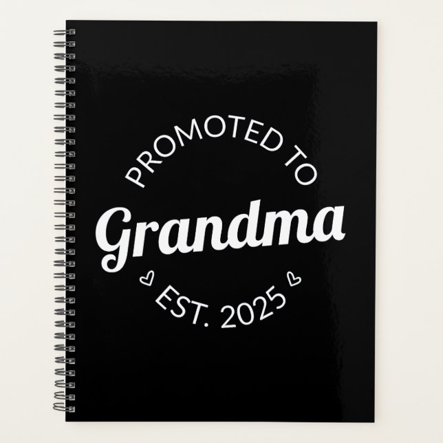Promoted To Grandma Est. 2025 I Planner (Front)