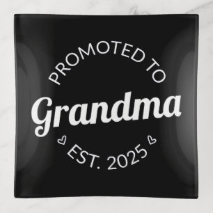 Promoted To Grandma Est. 2025 I Trinket Tray