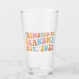 Promoted To Grandma Est. 2025 III Glass