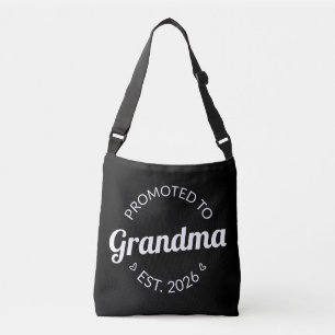 Promoted To Grandma Est. 2026 I Crossbody Bag