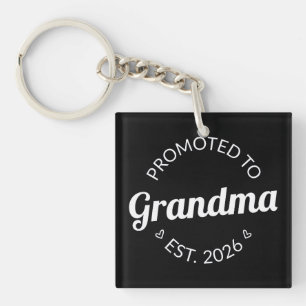 Promoted To Grandma Est. 2026 I Keychain